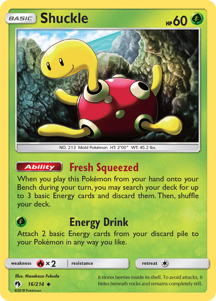 Shuckle (16/214) [Sun & Moon: Lost Thunder] | Silver Goblin