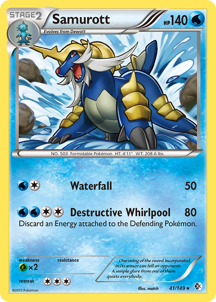 Samurott (41/149) [Black & White: Boundaries Crossed] | Silver Goblin