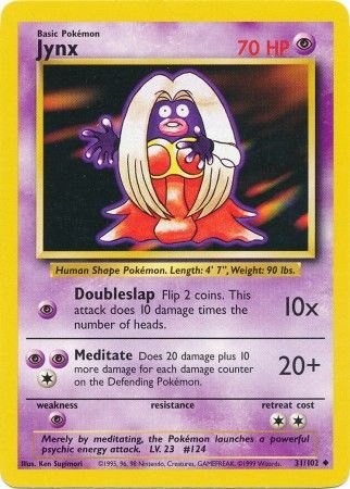 Jynx (31/102) [Base Set Unlimited] | Silver Goblin