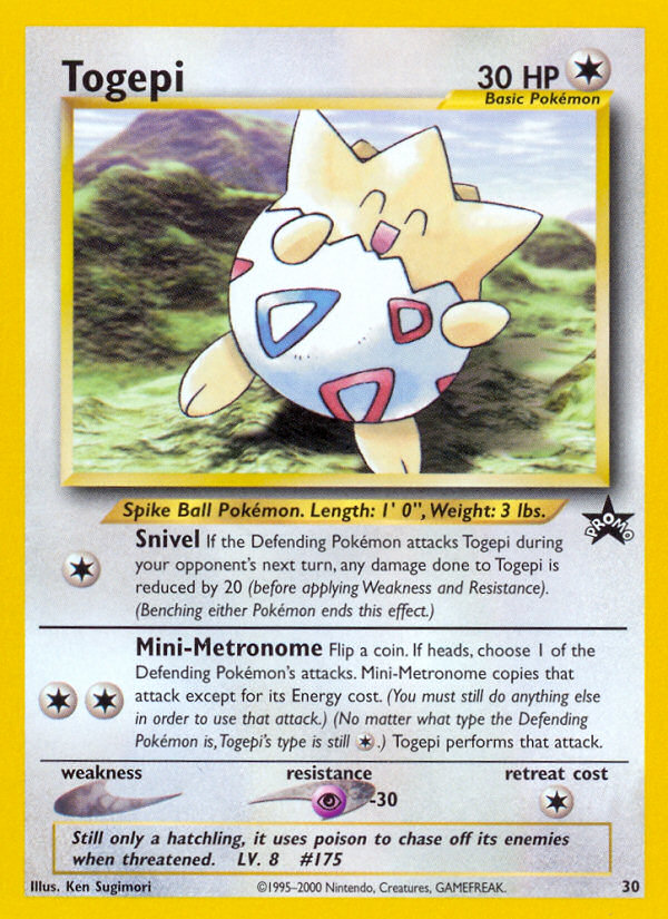 Togepi (30) [Wizards of the Coast: Black Star Promos] | Silver Goblin