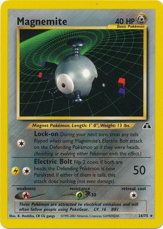 Magnemite (26/75) [Neo Discovery Unlimited] | Silver Goblin