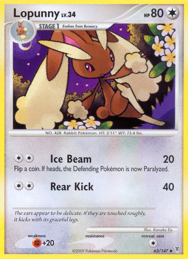 Lopunny (63/147) [Platinum: Supreme Victors] | Silver Goblin