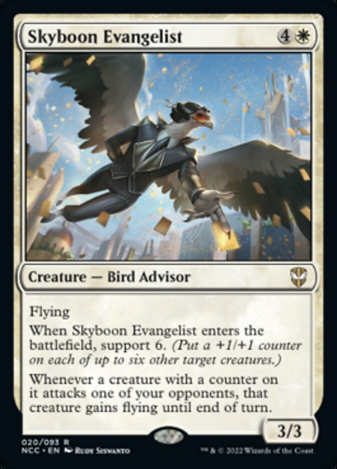 Skyboon Evangelist [Streets of New Capenna Commander] | Silver Goblin