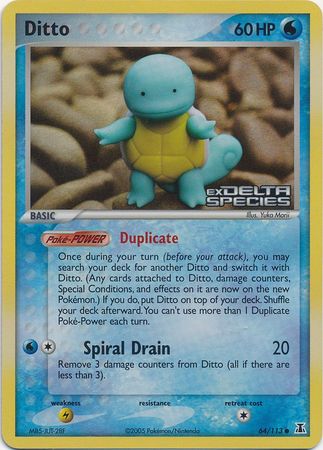 Ditto (64/113) (Stamped) [EX: Delta Species] | Silver Goblin