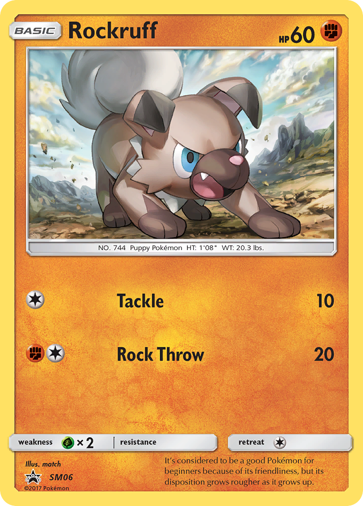 Rockruff (SM06) [Sun & Moon: Black Star Promos] | Silver Goblin