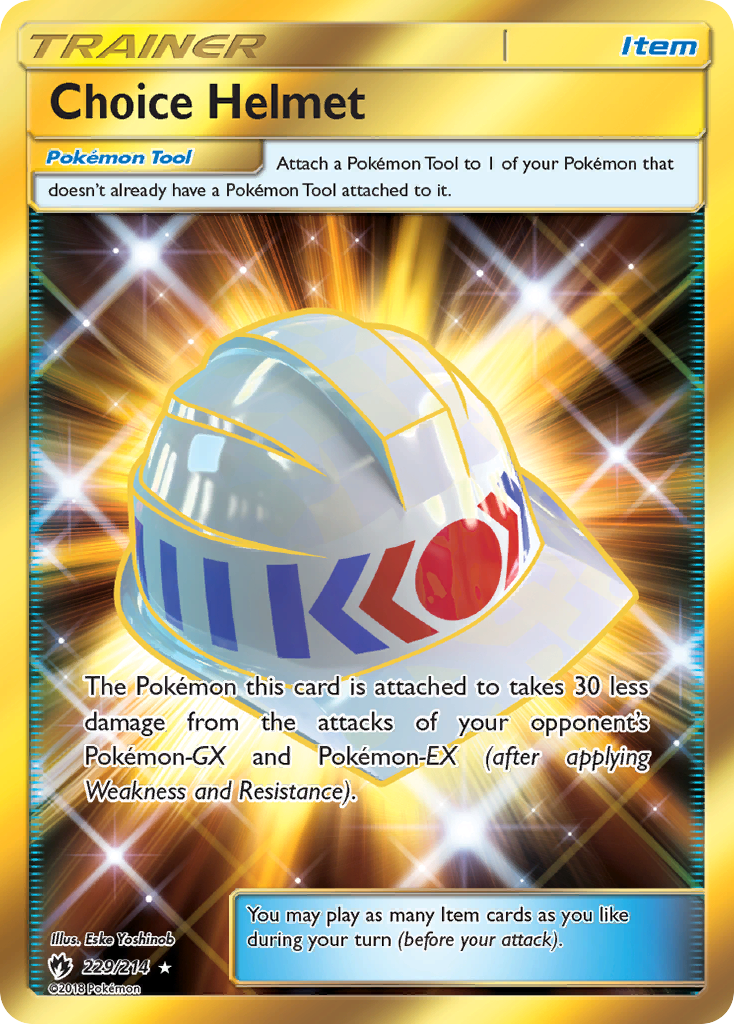 Choice Helmet (229/214) [Sun & Moon: Lost Thunder] | Silver Goblin