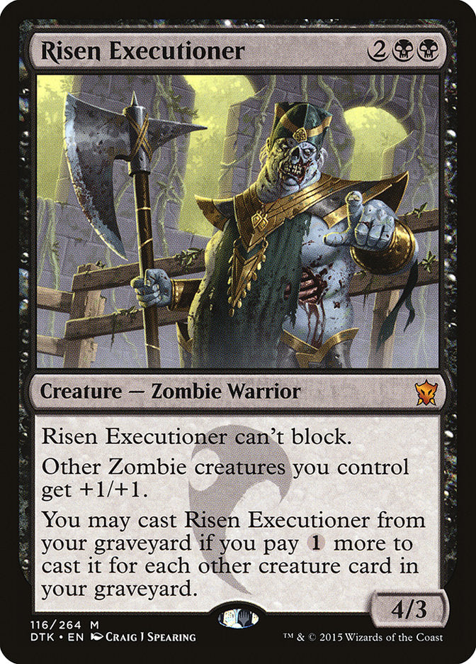 Risen Executioner [Dragons of Tarkir] | Silver Goblin