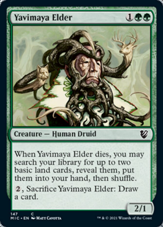 Yavimaya Elder [Innistrad: Midnight Hunt Commander] | Silver Goblin