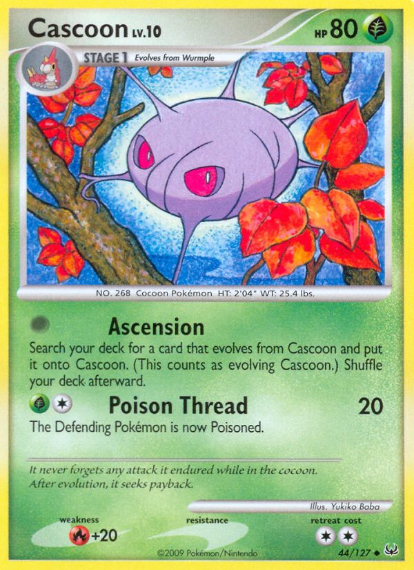 Cascoon (44/127) [Platinum: Base Set] | Silver Goblin