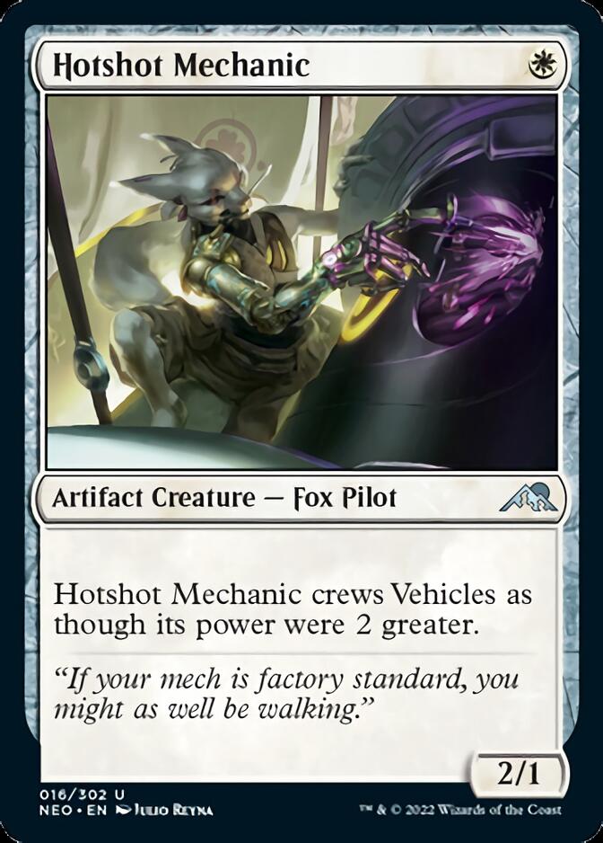 Hotshot Mechanic [Kamigawa: Neon Dynasty] | Silver Goblin