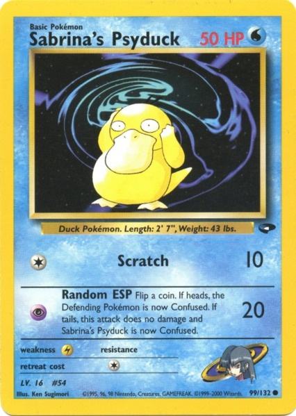 Sabrina's Psyduck (99/132) [Gym Challenge Unlimited] | Silver Goblin