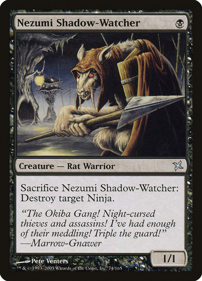 Nezumi Shadow-Watcher [Betrayers of Kamigawa] | Silver Goblin