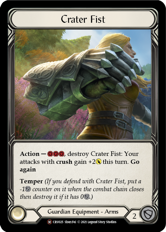Crater Fist [U-CRU025] (Crucible of War Unlimited)  Unlimited Normal | Silver Goblin