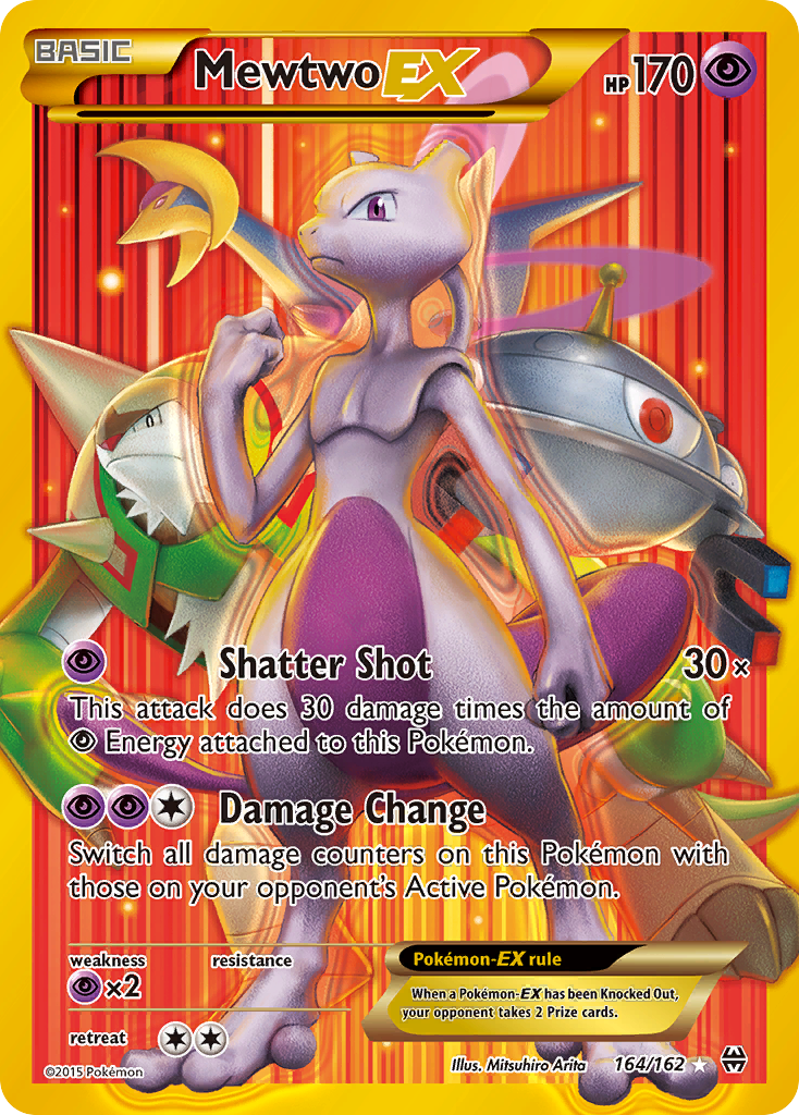 Mewtwo EX (164/162) [XY: BREAKthrough] | Silver Goblin