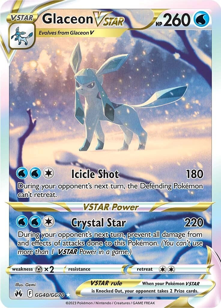 Glaceon VSTAR (GG40/GG70) [Sword & Shield: Crown Zenith] | Silver Goblin