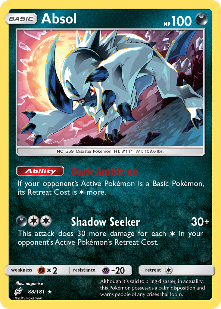 Absol (88/181) [Sun & Moon: Team Up] | Silver Goblin