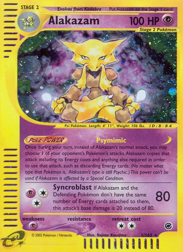 Alakazam (1/165) [Expedition: Base Set] | Silver Goblin