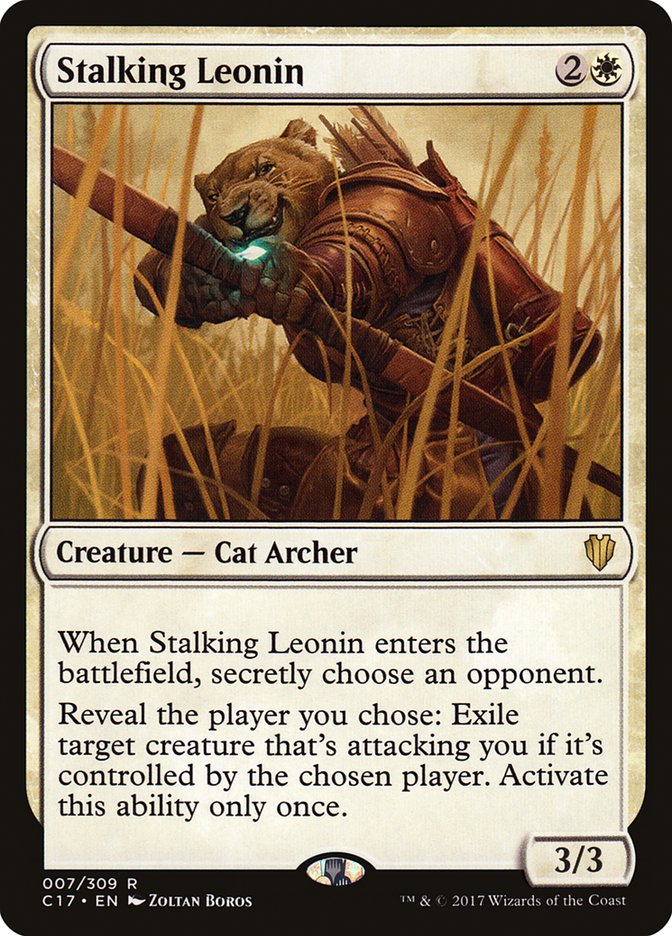 Stalking Leonin [Commander 2017] | Silver Goblin