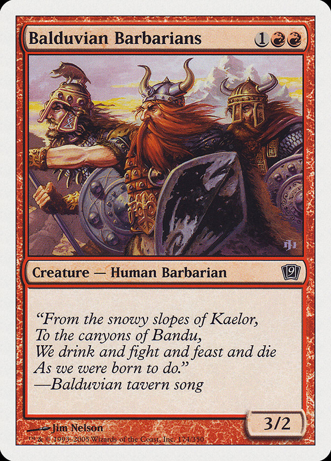 Balduvian Barbarians [Ninth Edition] | Silver Goblin
