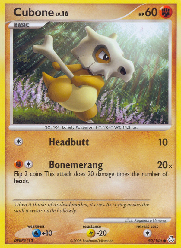 Cubone (90/146) [Diamond & Pearl: Legends Awakened] | Silver Goblin