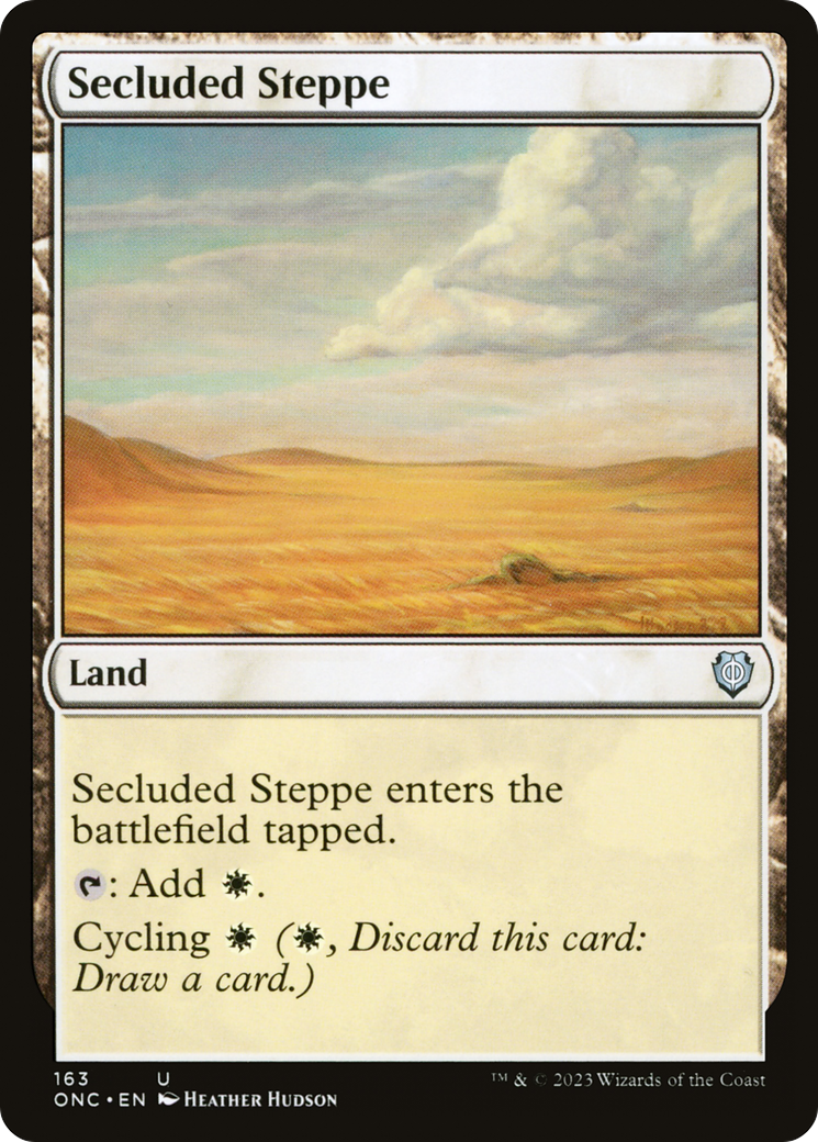 Secluded Steppe [Phyrexia: All Will Be One Commander] | Silver Goblin