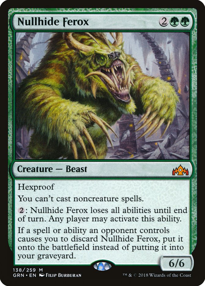 Nullhide Ferox [Guilds of Ravnica] | Silver Goblin