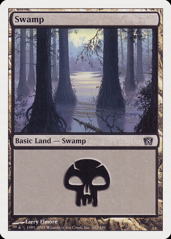 Swamp (342) [Eighth Edition] | Silver Goblin