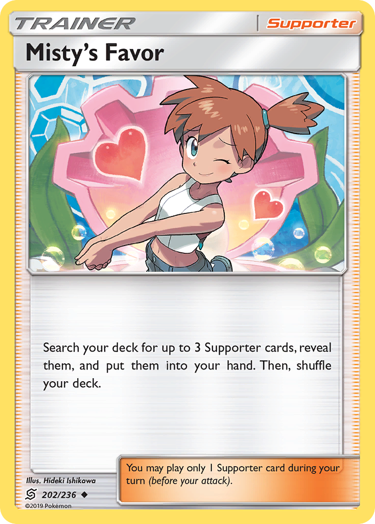 Misty's Favor (202/236) [Sun & Moon: Unified Minds] | Silver Goblin