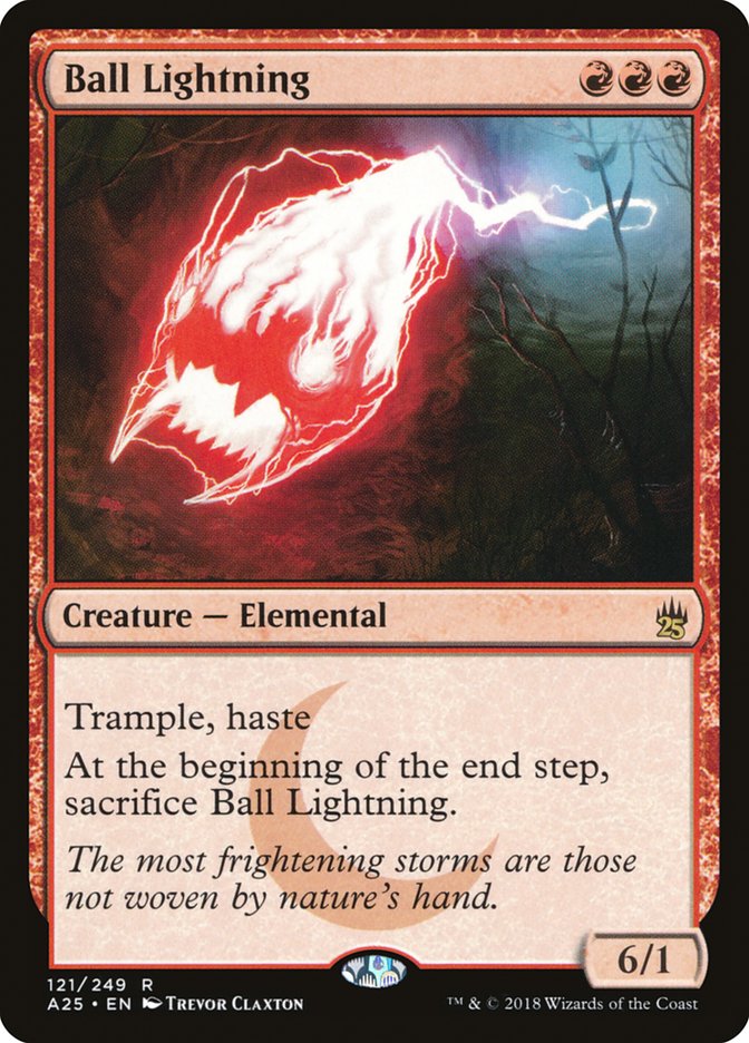 Ball Lightning [Masters 25] | Silver Goblin