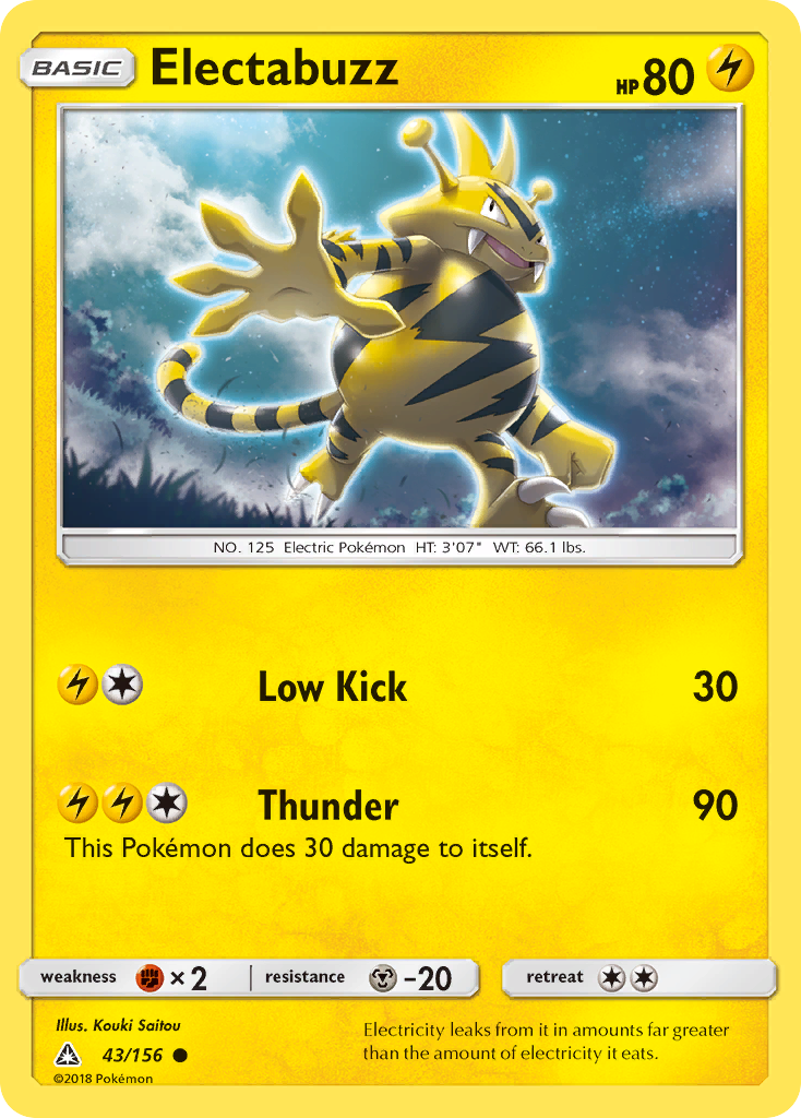 Electabuzz (43/156) [Sun & Moon: Ultra Prism] | Silver Goblin