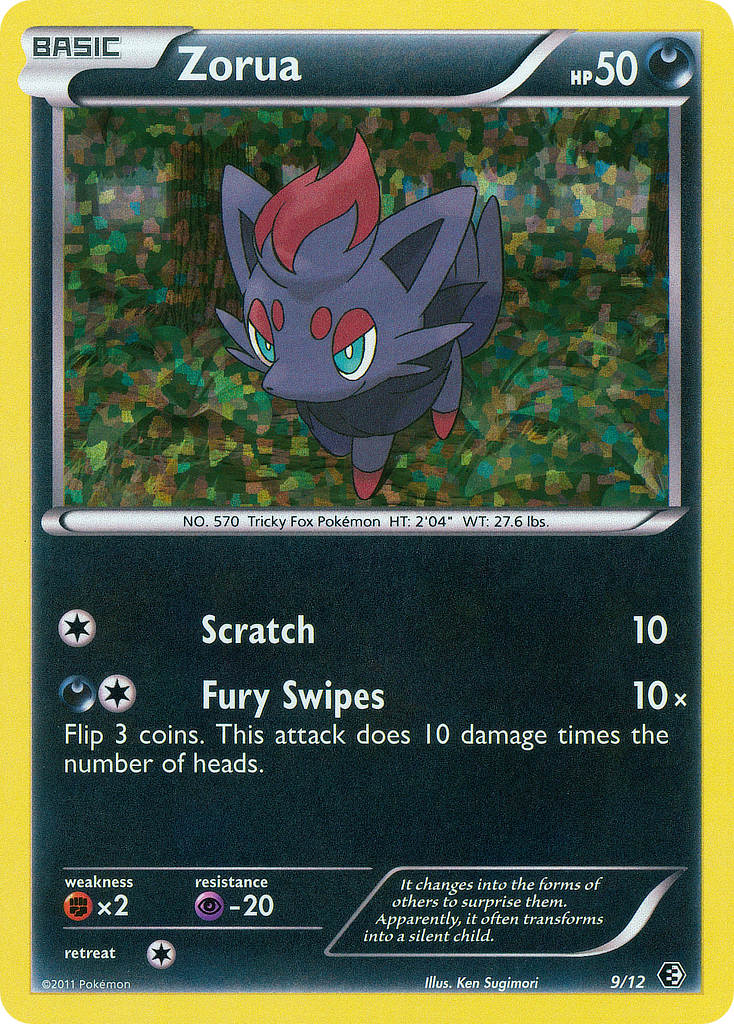 Zorua (9/12) [McDonald's Promos: 2011 Collection] | Silver Goblin