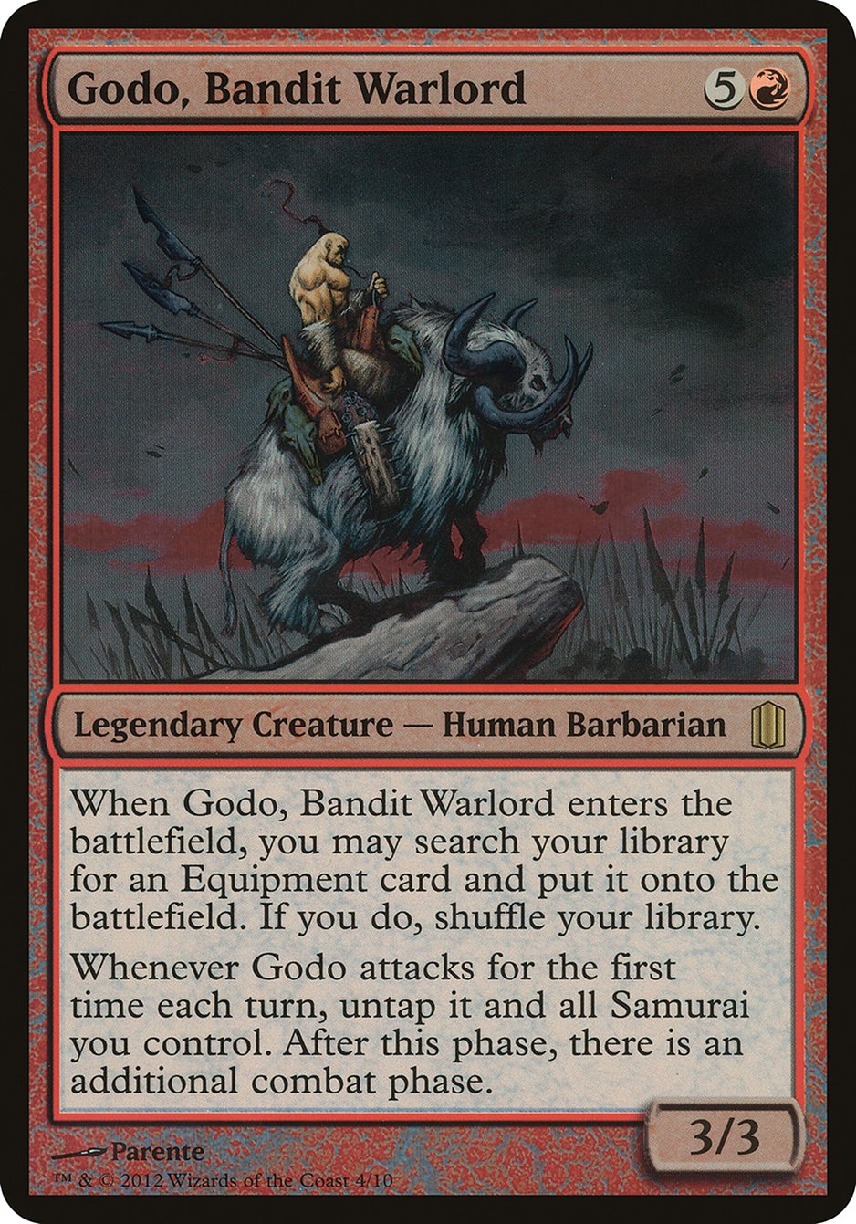 Godo, Bandit Warlord (Oversized) [Commander's Arsenal Oversized] | Silver Goblin