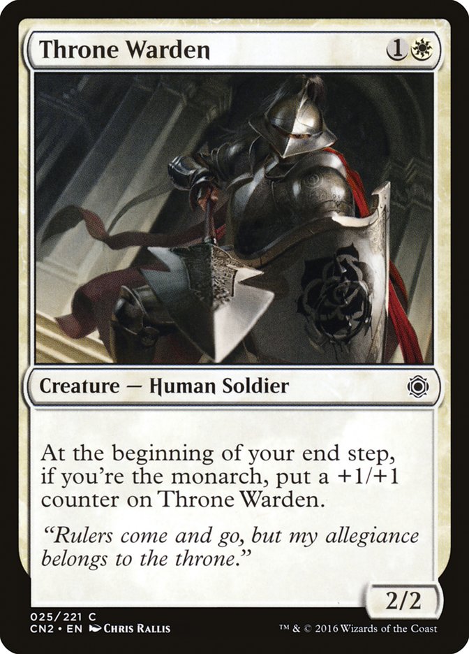 Throne Warden [Conspiracy: Take the Crown] | Silver Goblin