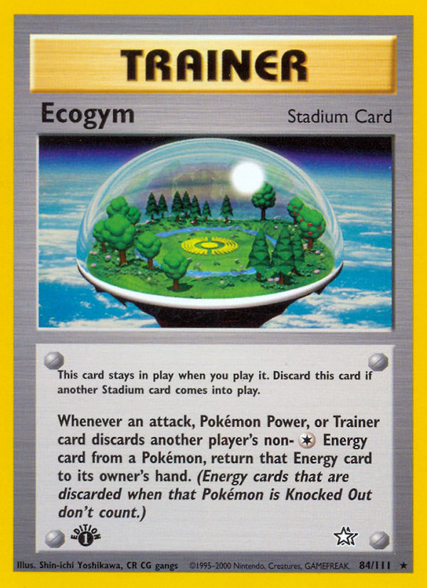 Ecogym (84/111) [Neo Genesis 1st Edition] | Silver Goblin
