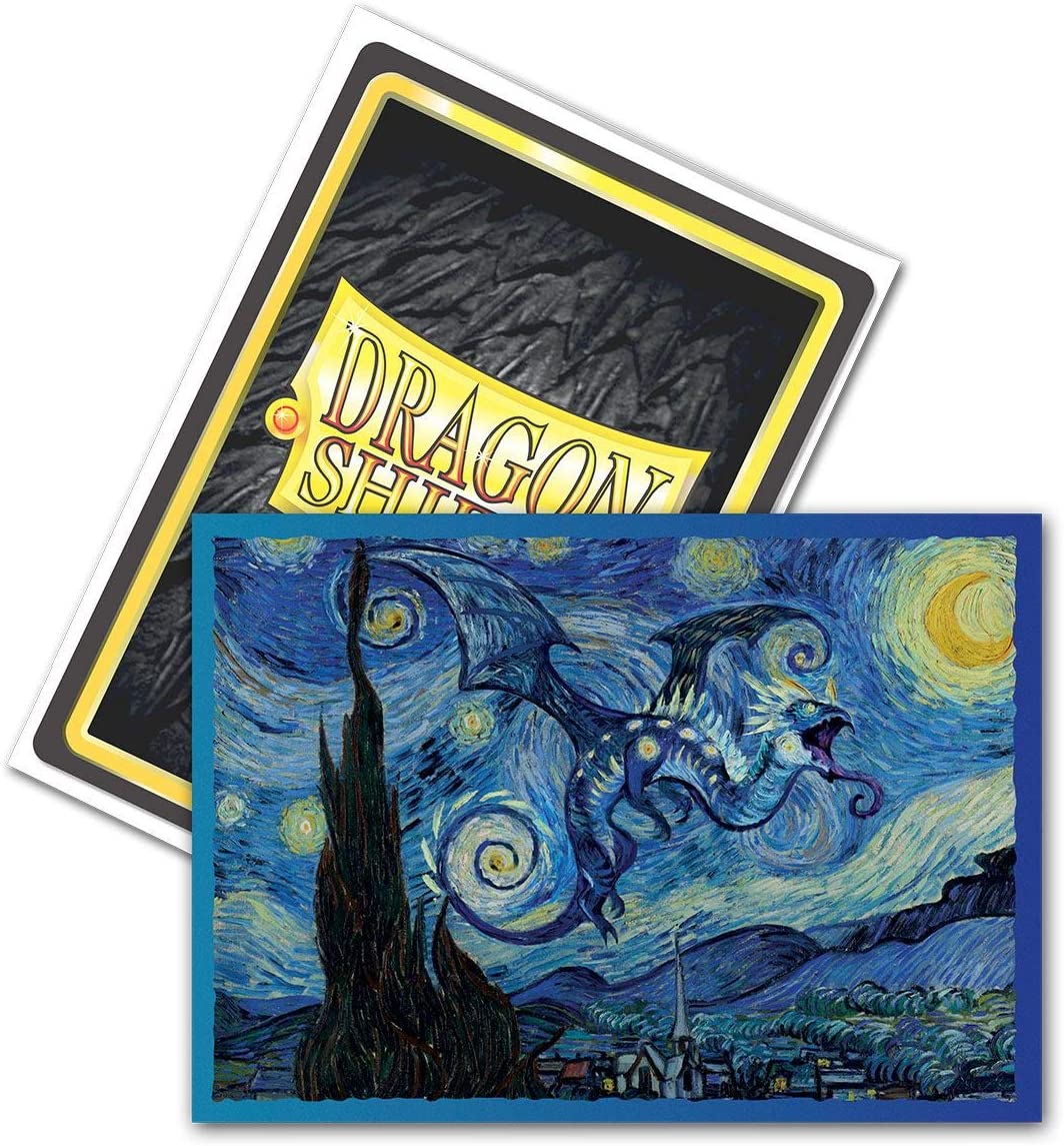 Dragon Shield Brushed Art – Starry Night [100ct] | Silver Goblin