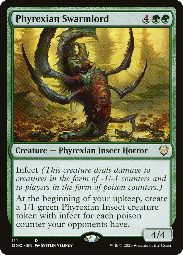Phyrexian Swarmlord [Phyrexia: All Will Be One Commander] | Silver Goblin