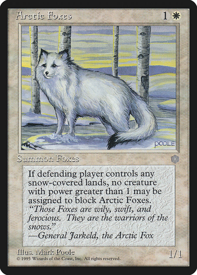Arctic Foxes [Ice Age] | Silver Goblin
