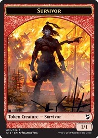 Survivor // Myr (023) Double-Sided Token [Commander 2018 Tokens] | Silver Goblin
