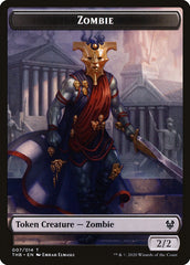 Human Soldier // Zombie Double-Sided Token [Theros Beyond Death Tokens] | Silver Goblin