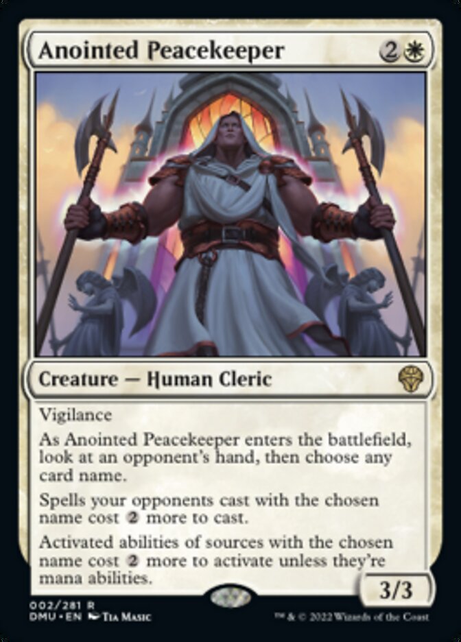 Anointed Peacekeeper [Dominaria United] | Silver Goblin