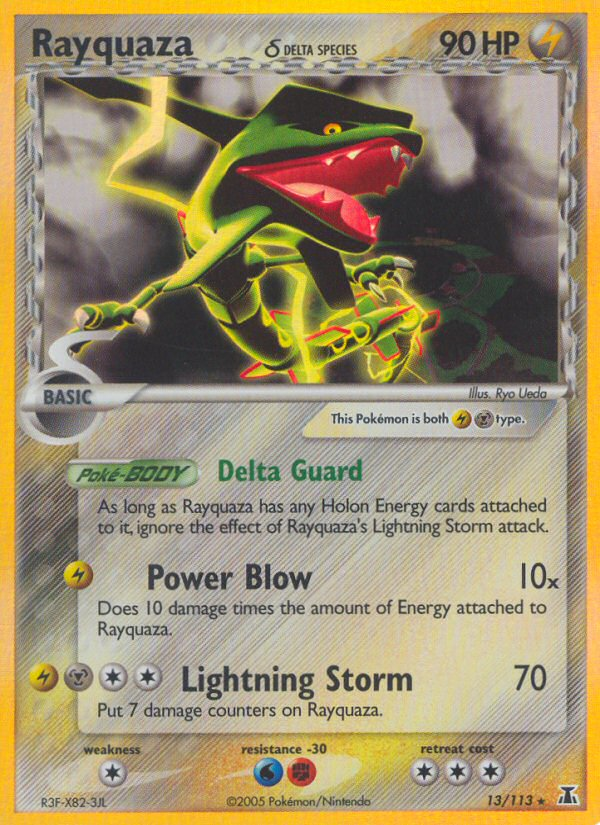 Rayquaza (13/113) (Delta Species) [EX: Delta Species] | Silver Goblin