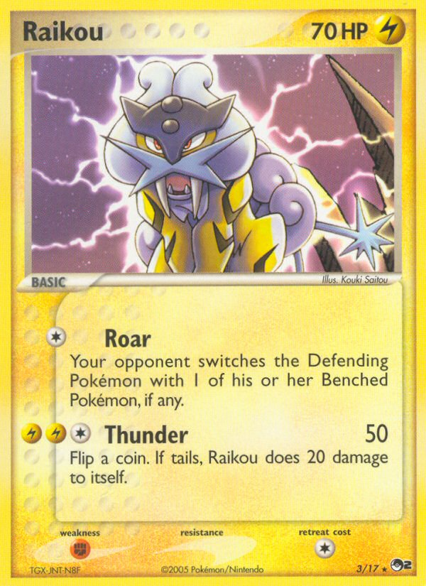 Raikou (3/17) [POP Series 2] | Silver Goblin