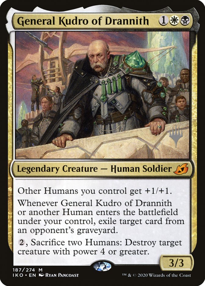 General Kudro of Drannith (Promo Pack) [Ikoria: Lair of Behemoths Promos] | Silver Goblin