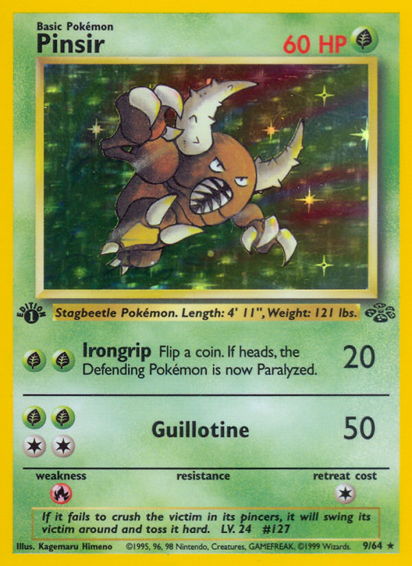 Pinsir (9/64) [Jungle 1st Edition] | Silver Goblin