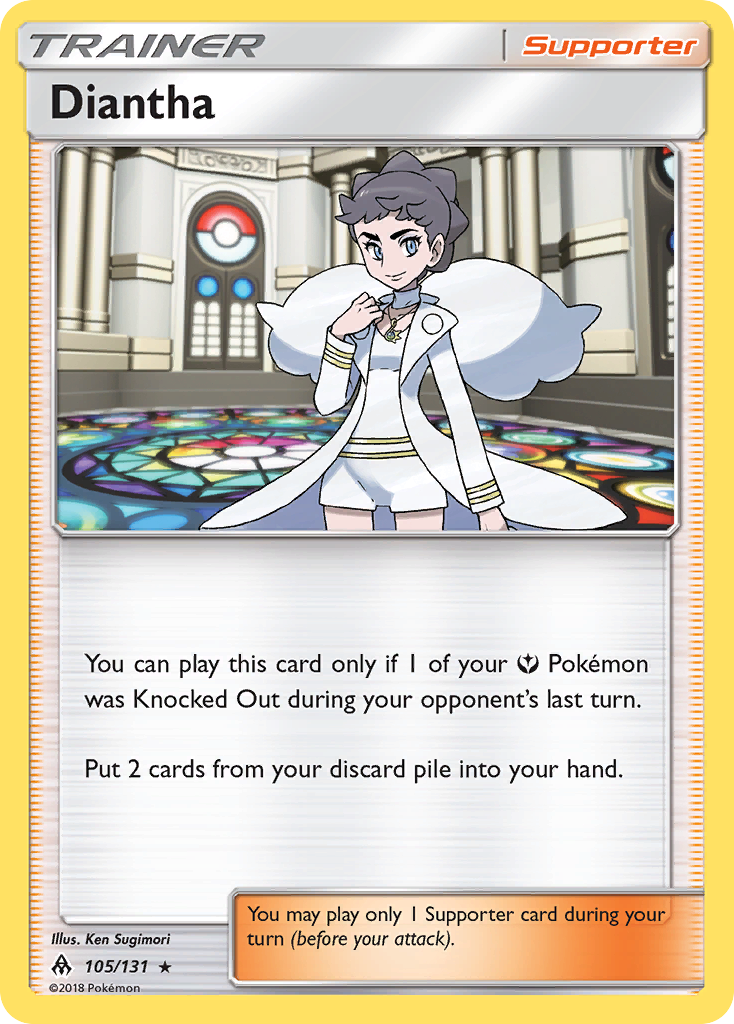 Diantha (105/131) [Sun & Moon: Forbidden Light] | Silver Goblin