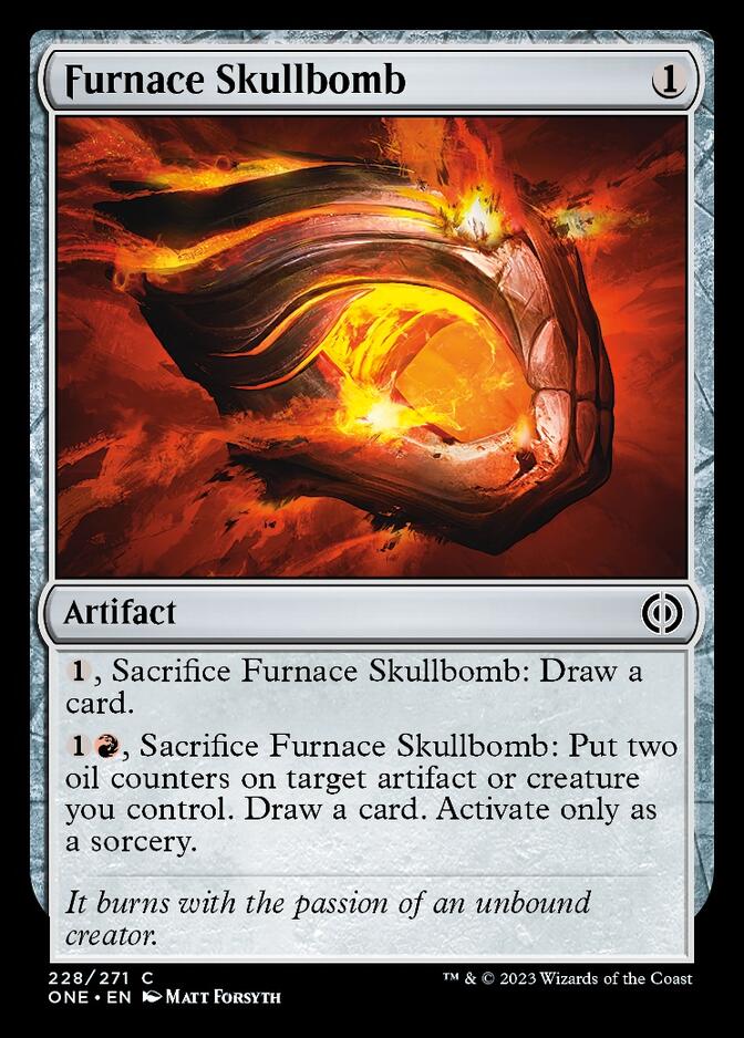 Furnace Skullbomb [Phyrexia: All Will Be One] | Silver Goblin