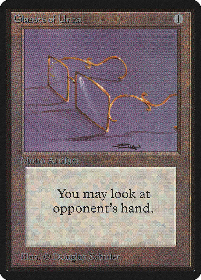 Glasses of Urza [Beta Edition] | Silver Goblin