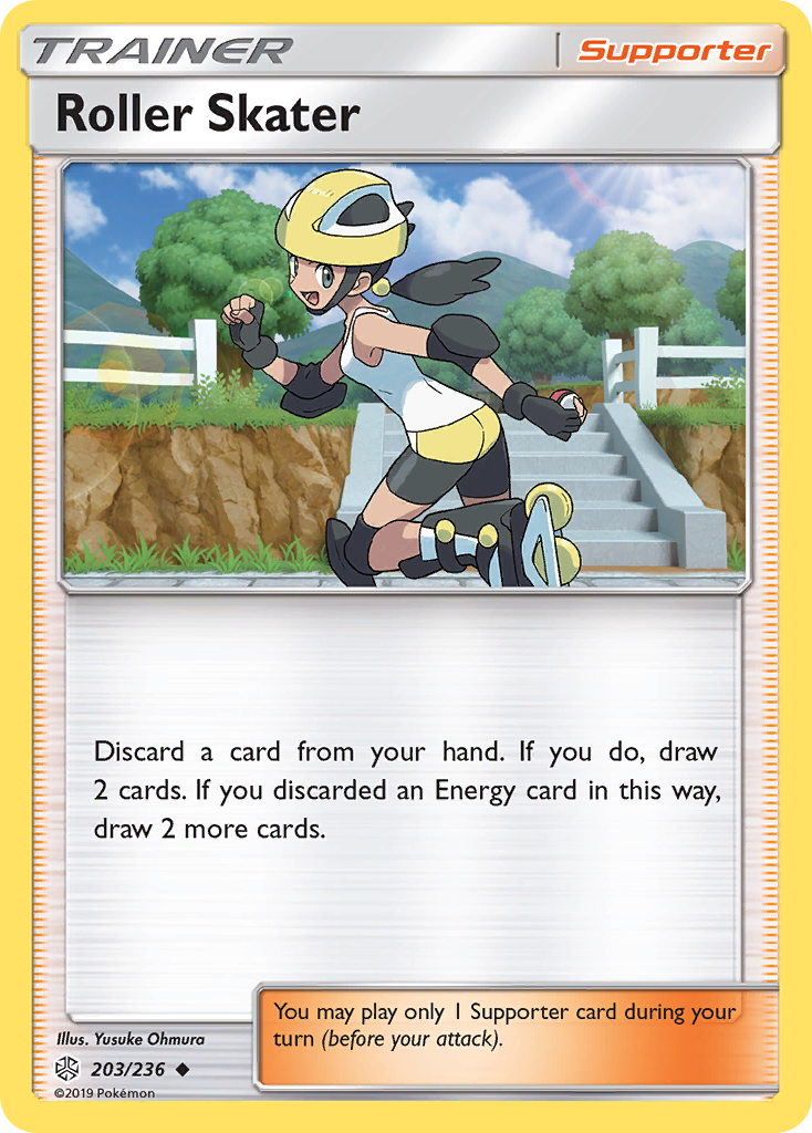 Roller Skater (203/236) [Sun & Moon: Cosmic Eclipse] | Silver Goblin