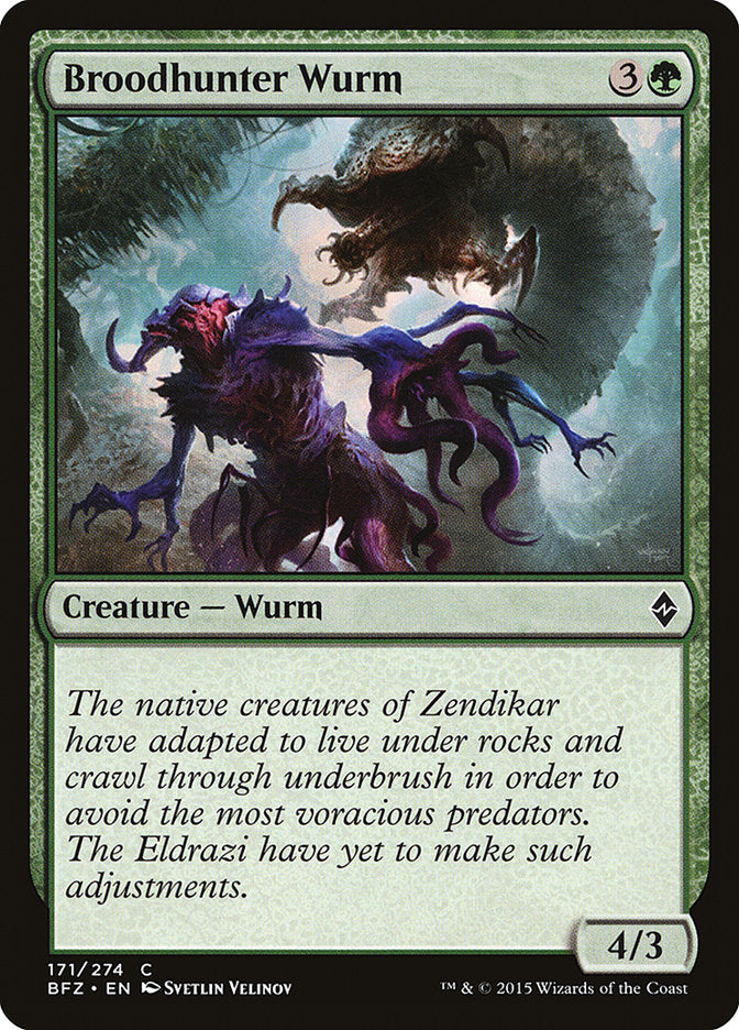 Broodhunter Wurm [Battle for Zendikar] | Silver Goblin
