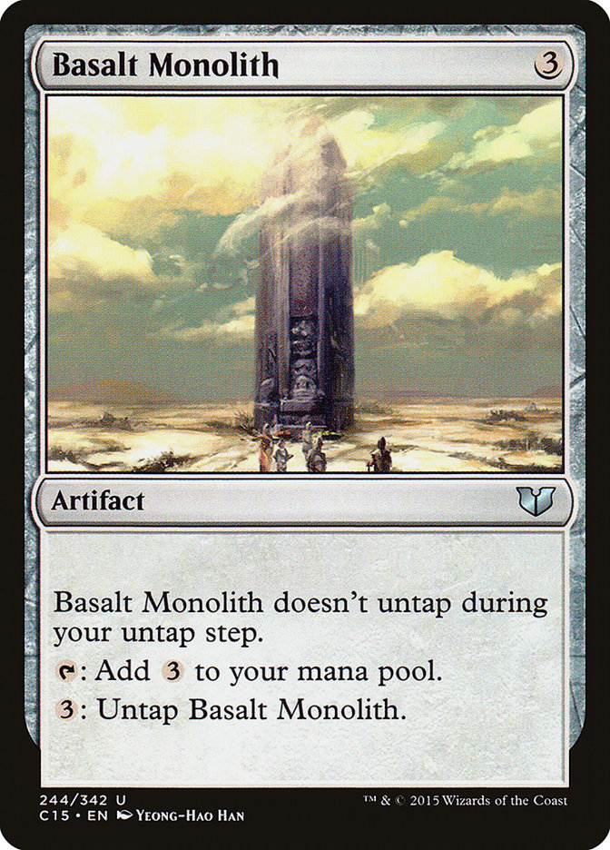Basalt Monolith [Commander 2015] | Silver Goblin